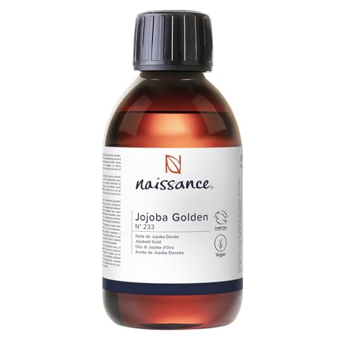 Naissance Jojobaöl Gold (Nr. 233) - 225ml - Kaltgepresst - für...