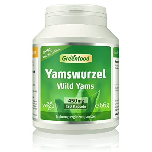 Yamswurzel (Wild Yams), 450 mg, hochdosierter Extrakt (mind. 20%...