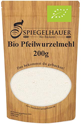 Bio Pfeilwurzelmehl 200 g arrowroot powder Pfeilwurzstärke...