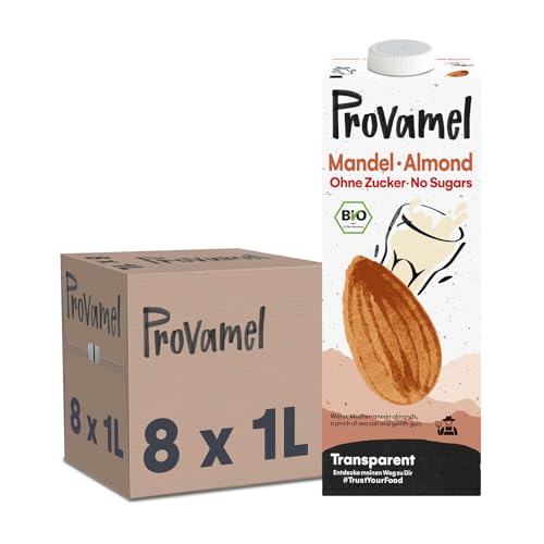 Provamel Organic-Bio Mandeldrink Ohne Zucker, Pflanzlicher Drink,...