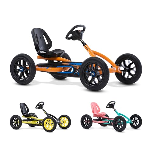 BERG Pedal Gokart Buddy B-Orange | Kinderfahrzeug, Tretauto mit...