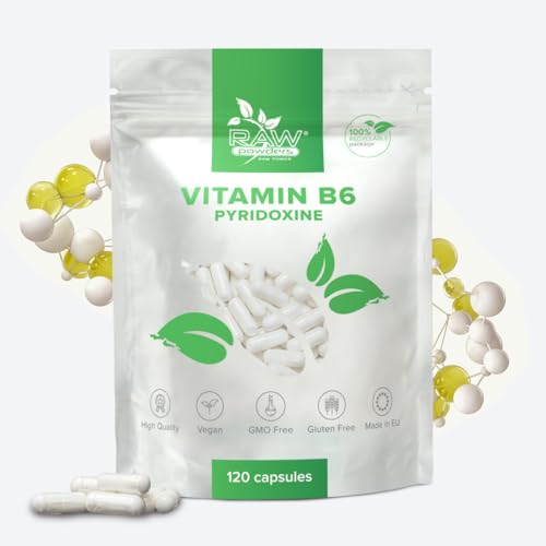 Vitamin B6 100mg Kapseln - Pyridoxin für verbesserte Gesundheit &...