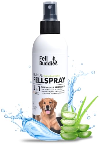 FellBuddies® Fellpflege Spray - Ideale Pflege bei Verfilzungen &...