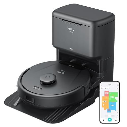 eufy Clean L60 Saugroboter mit Absaugstation, Ultra Starke 5.000Pa...