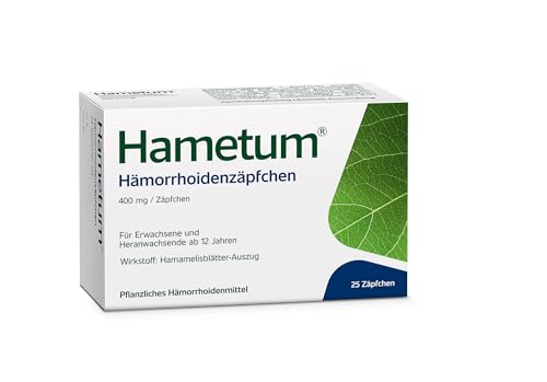 Hametum Hämorrhoiden Zäpfchen | pflanzliches Arzneimittel mit...