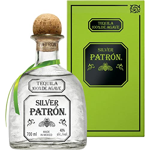 PATRÓN Silver Premium-Tequila aus 100 % besten blauen Weber-Agaven,...